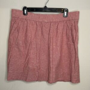 LOFT Pink Skirt with Pockets